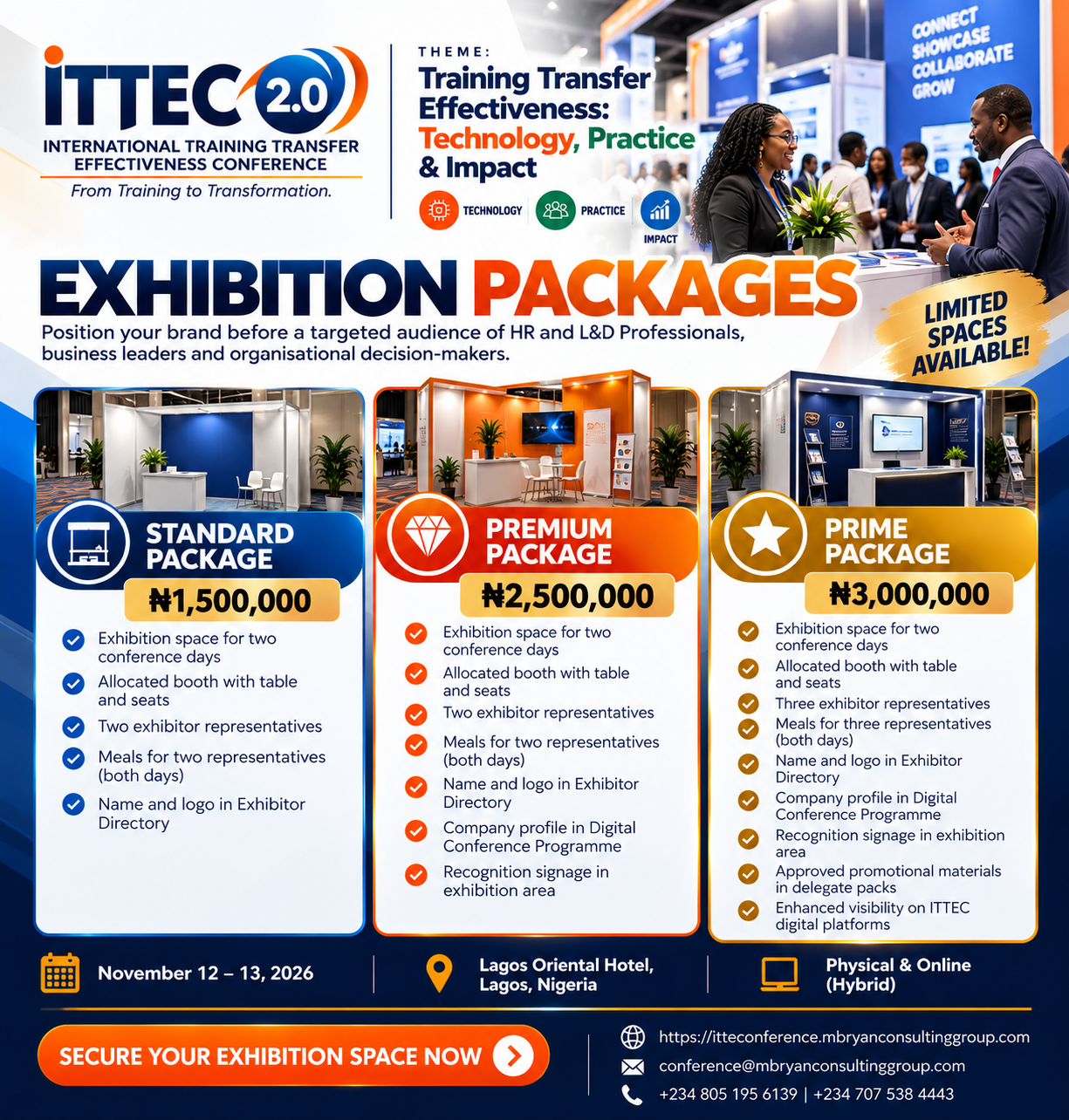 Expanded ITTEC 2.0 exhibition package flyer