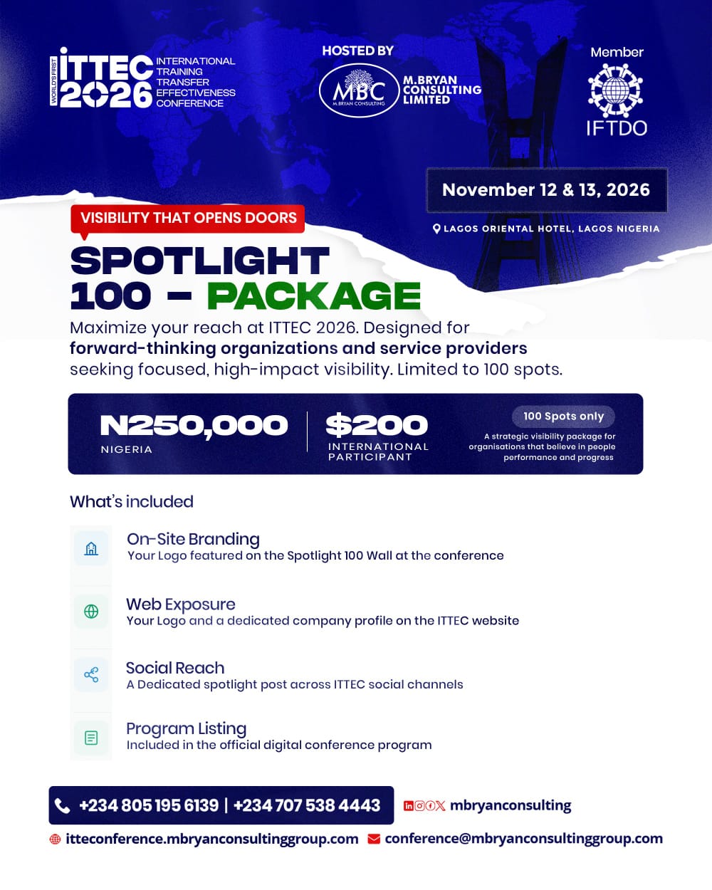 ITTEC 2026 Spotlight 100 flier 1
